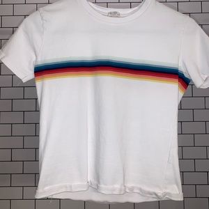 John Galt striped tee